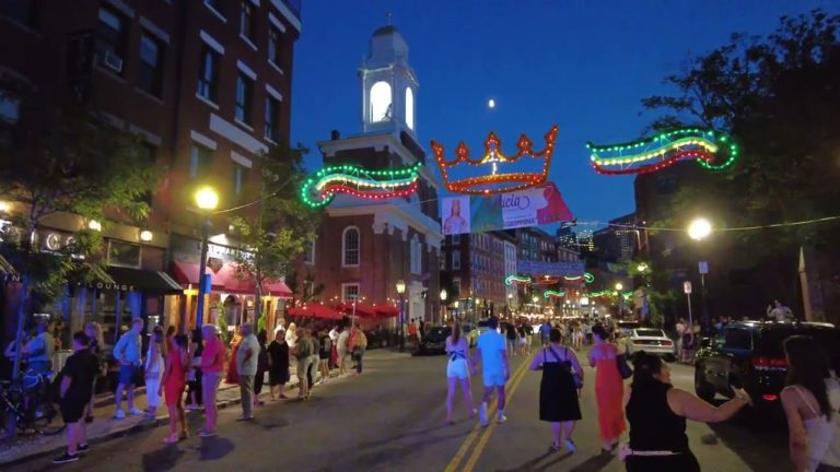 North End Nightlife Saint Agrippina's Feast Boston Massachusetts