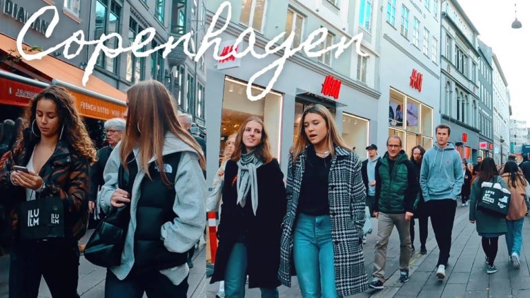 Copenhagen, Denmark 🇩🇰 Busy Saturday in Downtown City Center Walking Tour 4k October 2021