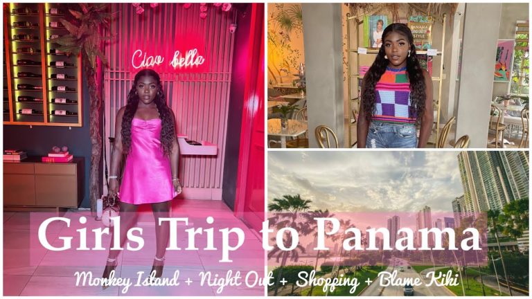 GIRLS TRIP TO PANAMA!! | Monkey island + Blame Kiki + Night out + Shopping